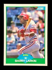 1989 Score Barry Larkin #31 Front | Barry Larkin Baseball Cards 1989 Score