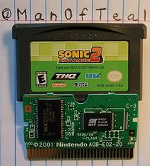 Cartridge And Motherboard  | Sonic Advance 2 GameBoy Advance