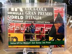 Italian GP/1st: Mansell 2nd: Senna 3rd: Prost #111 Racing Cards 1992 Grid F1 Prices