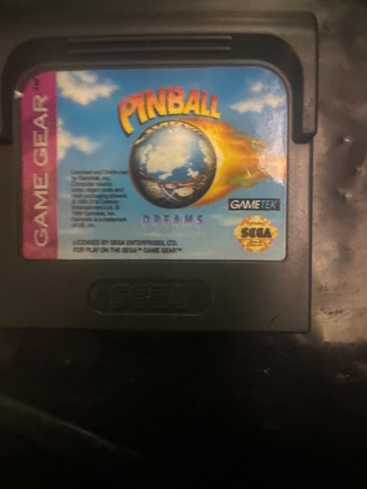 Pinball Dreams Item only Sega Game Gear