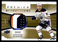 Connor McDavid [Patch] #1 Hockey Cards 2020 Upper Deck Premier Prices