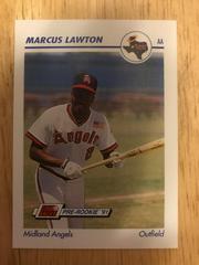 Marcus Lawton #440 Baseball Cards 1991 Impel Line Drive Pre Rookie AA Prices