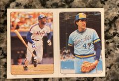 Mookie Wilson/Jaime Cocanower #102 / 288 Baseball Cards 1985 Topps Stickers Prices