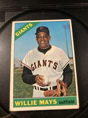 Willie Mays #1 Baseball Cards 1966 Topps Prices