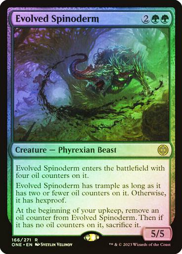 Evolved Spinoderm [Foil] #166 Magic Phyrexia: All Will Be One