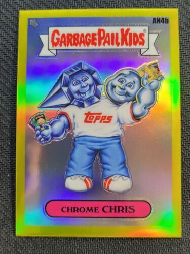 CHROME CHRIS [Yellow] #AN4b 2021 Garbage Pail Kids Chrome