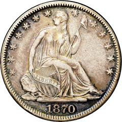 1870 S Coins Seated Liberty Half Dollar Prices