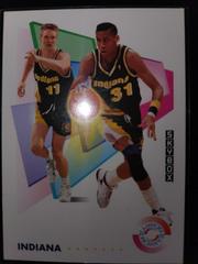Teamwork Indiana Miller/Schrempf #469 Basketball Cards 1992 Skybox Prices