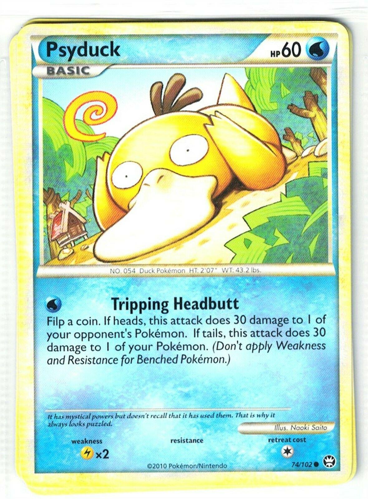 Psyduck 74 Prices Pokemon Triumphant Pokemon Cards