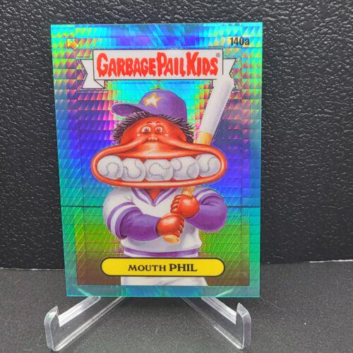 MOUTH PHIL [Aqua Prism] #140a 2021 Garbage Pail Kids Chrome