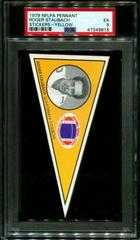 Roger Staubach [Yellow] Football Cards 1979 NFLPA Pennant Stickers Prices