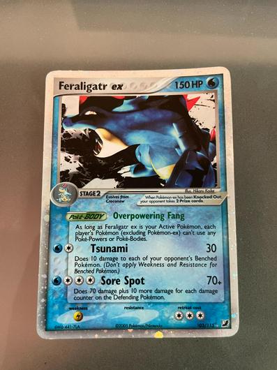 Feraligatr EX #103 photo