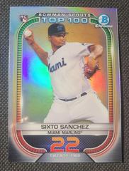 Sixto Sanchez Baseball Cards 2021 Bowman Scout’s Top 100 Prices