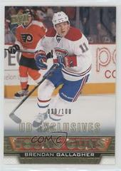 Brendan Gallagher [UD Exclusives] #477 Hockey Cards 2013 Upper Deck Prices