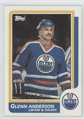 Glenn Anderson #80 Hockey Cards 1986 Topps Prices