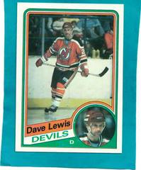 Dave Lewis #87 Hockey Cards 1984 Topps Prices