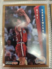 Kiki Vandeweghe #359 Basketball Cards 1992 Fleer Prices
