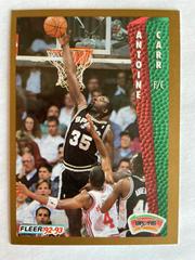 Antoine Carr #202 Basketball Cards 1992 Fleer Prices