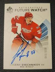 Evgeny Svechnikov [Future Watch Black Silver Ink Autograph] #129 Hockey Cards 2017 SP Authentic Prices