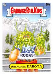 Drenched DAKOTA #69a Garbage Pail Kids Go on Vacation Prices