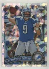 Matthew Stafford [Crystal Atomic Refractor] #4 Football Cards 2011 Topps Chrome Prices
