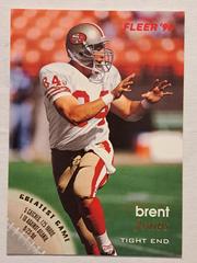 Brent Jones #124 Football Cards 1996 Fleer Prices