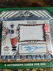 Brevin Jordan #PA-BJ1 Football Cards 2021 Leaf Trinity Patch Autographs Prices