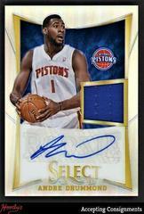 Andre Drummond [Jersey Autograph] #277 Basketball Cards 2012 Panini Select Prices