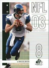 Matt Hasselbeck Football Cards 2003 SP Game Used Prices