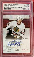 Tuomo Ruutu [Autograph SP Limited] Hockey Cards 2003 SP Authentic Prices