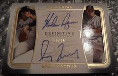 Nolan Ryan, Greg Maddux Baseball Cards 2023 Topps Definitive Dual Autograph Collection Prices