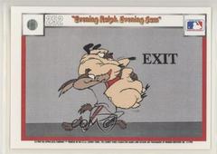 Back | Evening Ralph, Evening Sam Baseball Cards 1990 Upper Deck Comic Ball