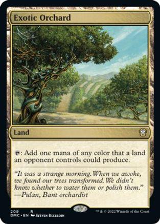 Exotic Orchard #209 Magic Dominaria United Commander