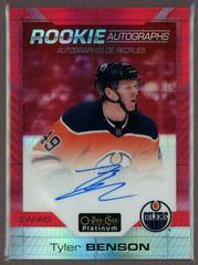 Tyler Benson [Red Prism] Hockey Cards 2020 O Pee Chee Platinum Rookie Autographs Prices