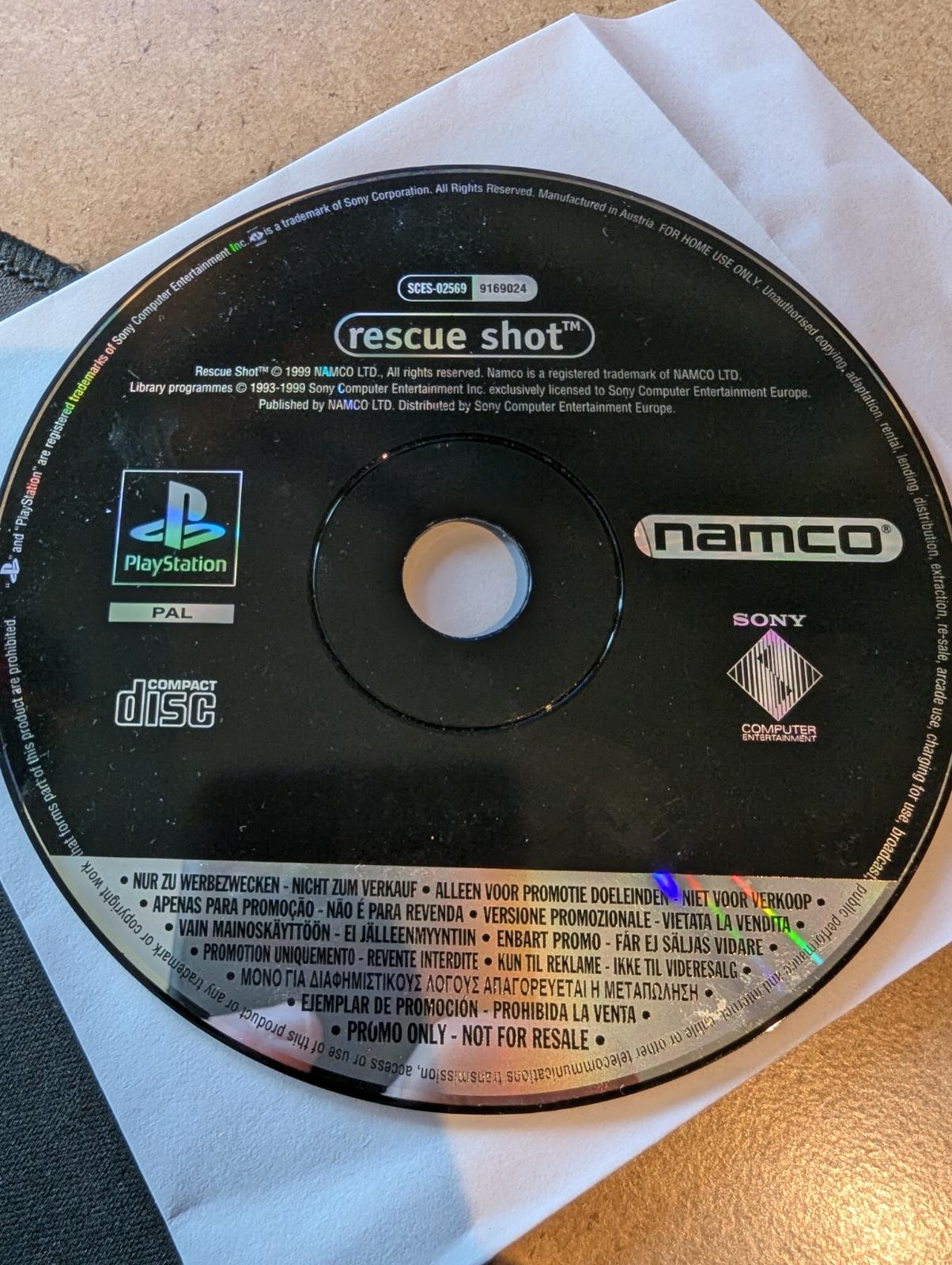 Rescue Shot [Promo Not For Resale] PAL Playstation