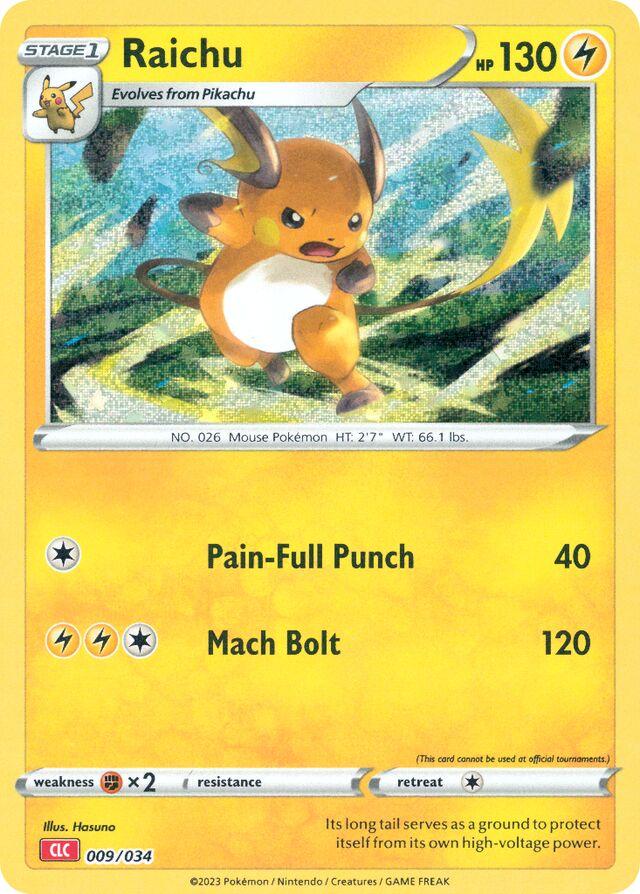 Raichu #9 Pokemon TCG Classic: Charizard Deck