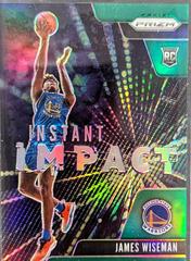 James Wiseman [Green] #11 Basketball Cards 2020 Panini Prizm Instant Impact Prices
