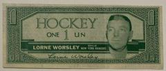 Lorne Worsley Hockey Cards 1962 Topps Hockey Bucks Prices