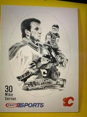 Mike Vernon [Gray Stock] Hockey Cards 1986 Kraft Drawings Prices