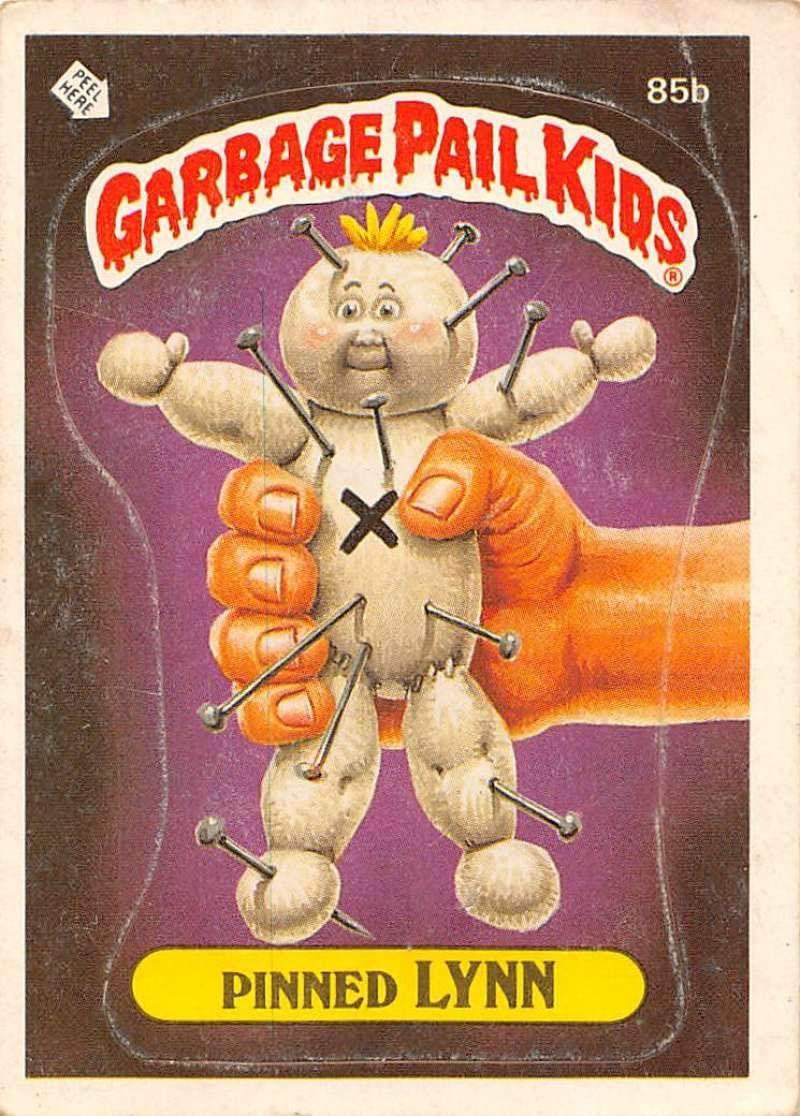 Pinned LYNN #85b 1986 Garbage Pail Kids