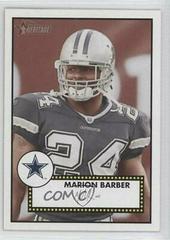 Marion Barber [Black Back] #7 Football Cards 2006 Topps Heritage Prices