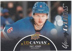 Zac Jones [Black] Hockey Cards 2021 Upper Deck UD Canvas Prices