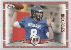 Nick Foles [Red] #8 Football Cards 2012 Sage Hit Prices