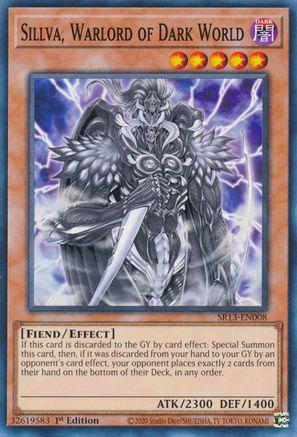 Sillva, Warlord of Dark World [1st Edition] SR13-EN008 YuGiOh Structure Deck: Dark World