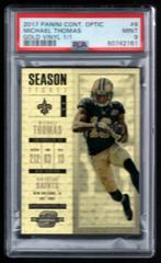 Michael Thomas [Gold] #9 Football Cards 2017 Panini Contenders Optic Prices