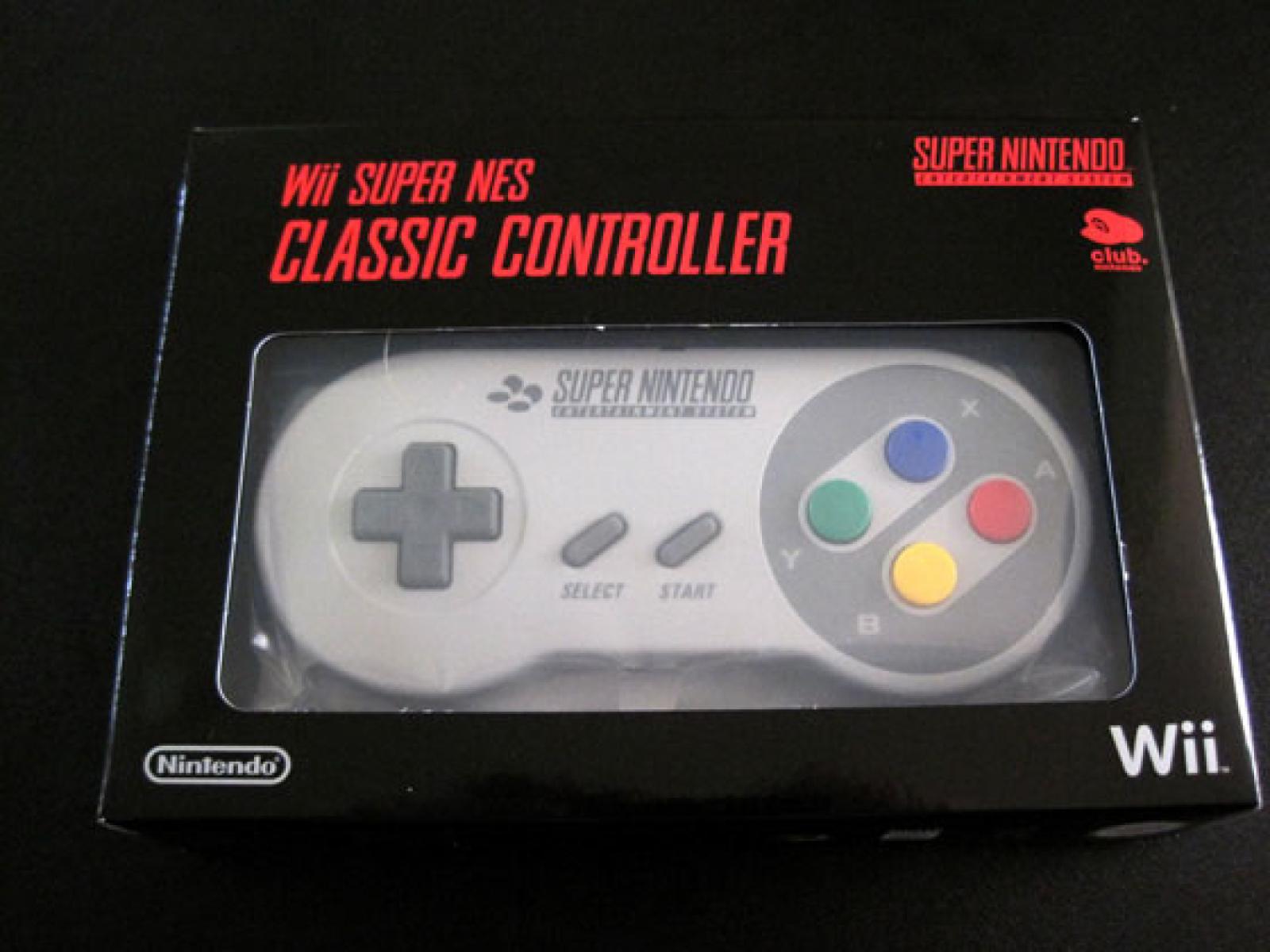 Wii Super NES Classic Controller [Club Nintendo] PAL Wii