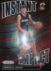 Nikola Jovic #7 Basketball Cards 2022 Panini Prizm Instant Impact Prices