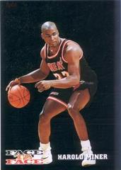 Harold Miner / Michael Jordan Basketball Cards 1993 Hoops Face to Face Prices