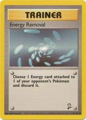 Energy Removal #119 Prices | Pokemon Base Set 2 | Pokemon Cards