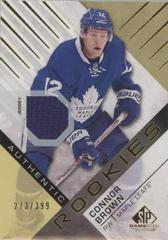 Connor Brown [Gold Material] #180 Hockey Cards 2016 SP Game Used Prices